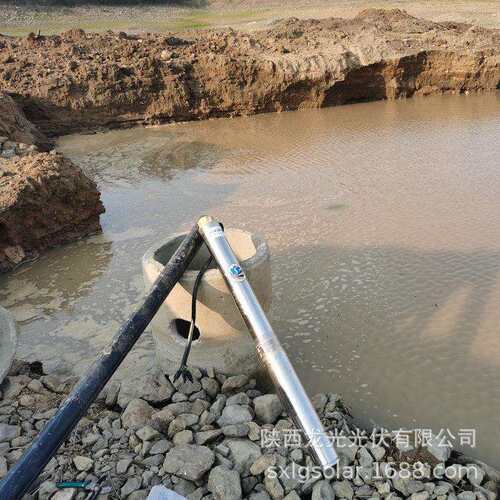 太阳能潜水泵光伏灌溉系统太阳能提灌厂站太能阳水泵家