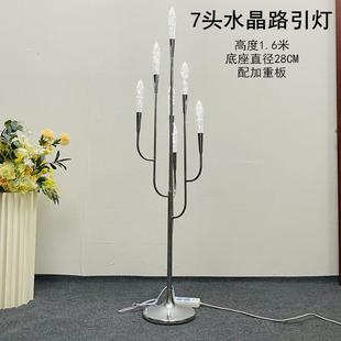 婚礼路引灯婚礼堂舞台道具7头尖珠路引装 新款 饰摆件发光路引灯