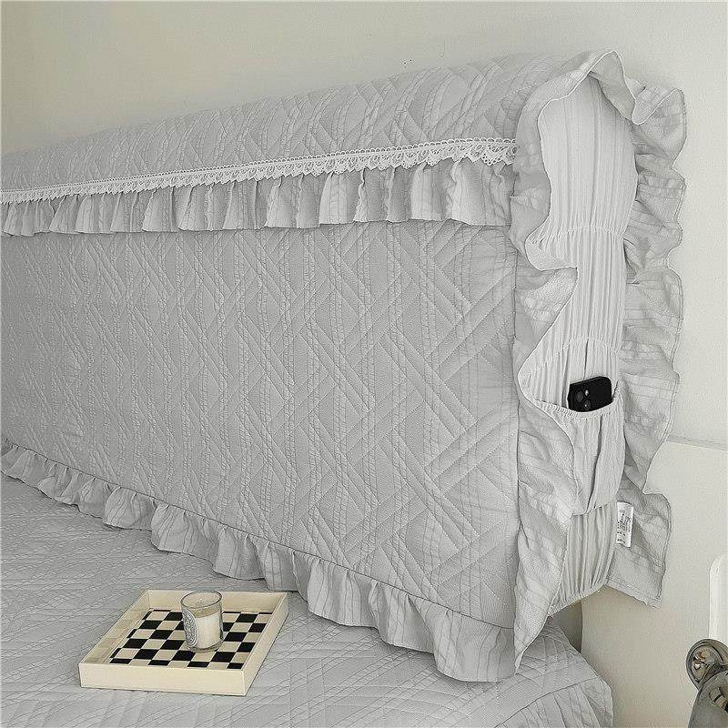 床头罩套高级感轻奢风四季通用床头罩夹棉加厚四季通用水洗棉全包,居家布艺,床头罩,淘宝优惠券,粉丝福利购,淘宝优惠卷