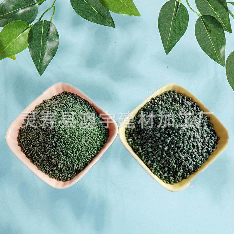 陶瓷颗粒防滑路面装饰 高速减速带车道指示线用彩色防滑陶瓷颗粒