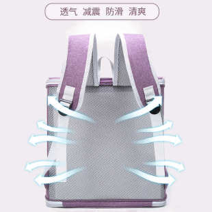 2022新款 潮流大容量太空舱宠物双肩包便携外出休息透气猫包 时尚