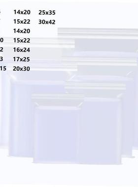 Zip Lock Plastic Bags Transparent Packaging Poly Ziplock Bag