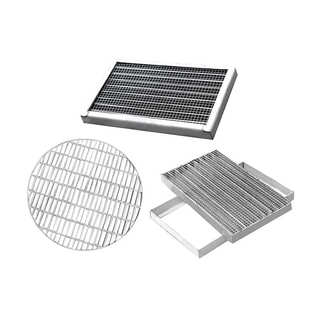 304不锈钢护树板圆形方形树穴市政美化篦子板盖板不锈钢树池箅子