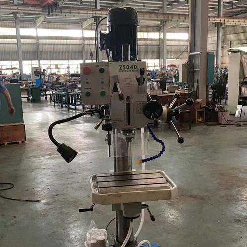圆柱立钻Z5045金属钻孔攻丝两用机床Z5040工业级带冷却小型厂家直