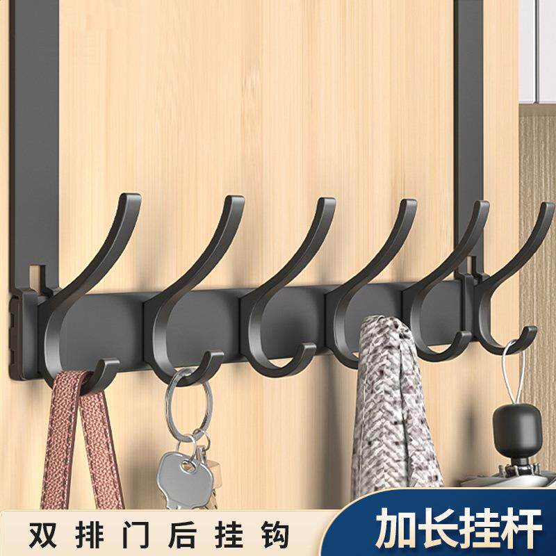 门后挂钩挂衣架衣服挂架门上卧室免钉门背式无痕壁挂置物架衣帽钩