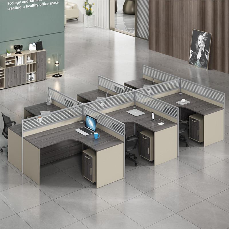 现代简约办家具职员屏风隔断工办公桌组Z-005公合椅员办公位电脑