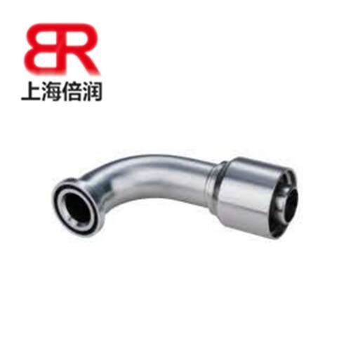 供应SA法E兰3000PIS 一式体式扣压软管接头90度弯头87391Y-08-08