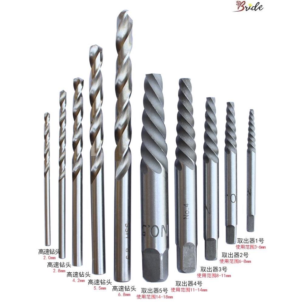 钻高强度螺丝断丝取出器修断头取断滑牙镙丝专用工具拆卸滑丝取丝