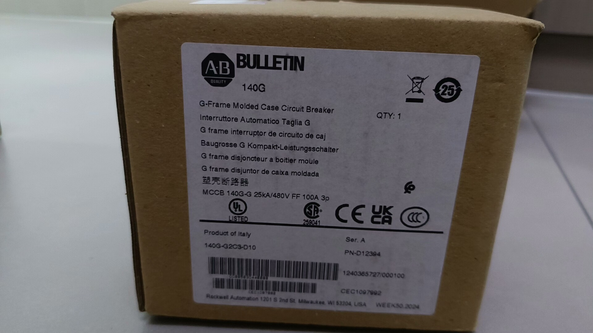 140G-G2C3-D10 全新原装正品 标价