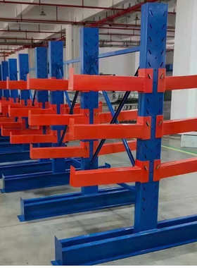 企业单双面悬臂式横梁重型不锈钢管工子钢铝型材存放中型小货架子