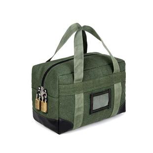 大额提款包银行专用运钞袋带锁的帆布包现金存放袋收纳包装钱袋子