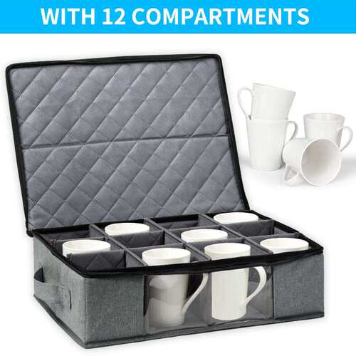 咖啡杯储物盒马克杯收纳盒茶杯储存盒 Coffee cup storage box