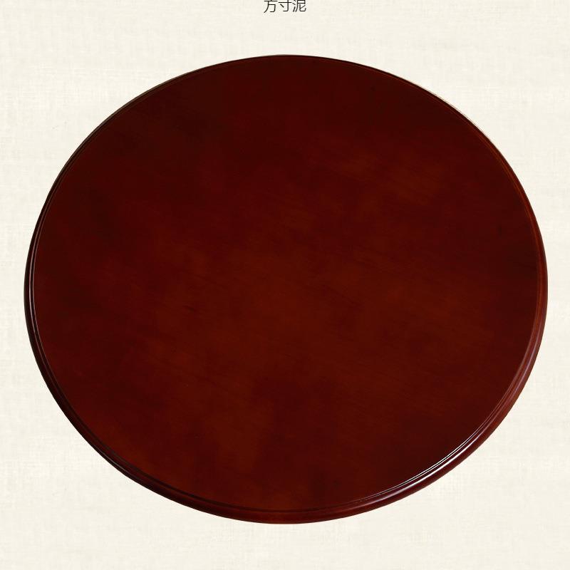 OKX实木餐桌转盘款圆桌桌新桌面转盘桌板饭转台圆形组合转面盘家