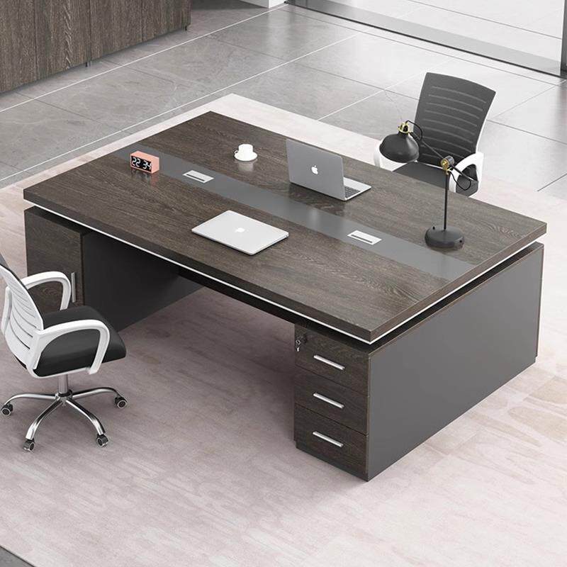 双人位办公桌老板桌面对面工位职员桌现代简约经理财务桌两人对坐