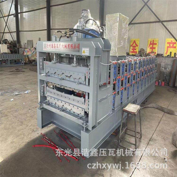 840900800压瓦机双层琉璃彩钢瓦成型机彩钢冷弯机型材高效成型