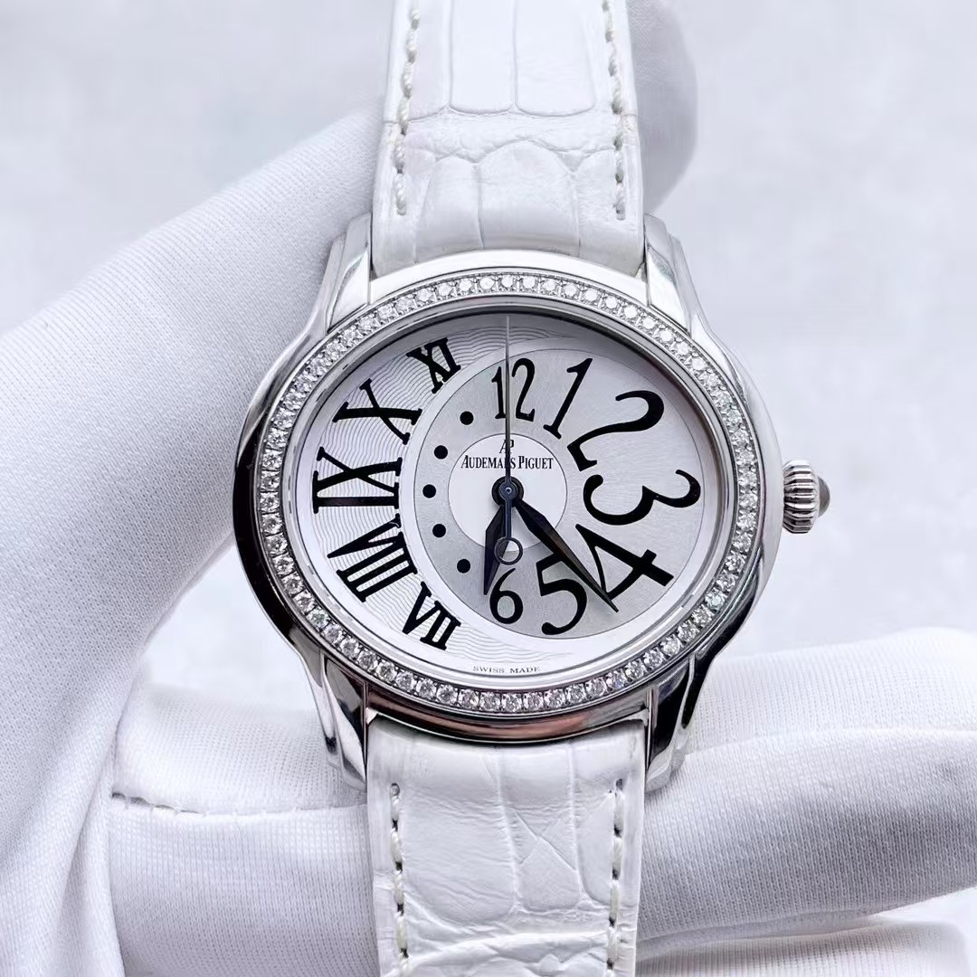 公价13.2万】98新爱彼千禧77301ST.自动机械女士手表39mm正品