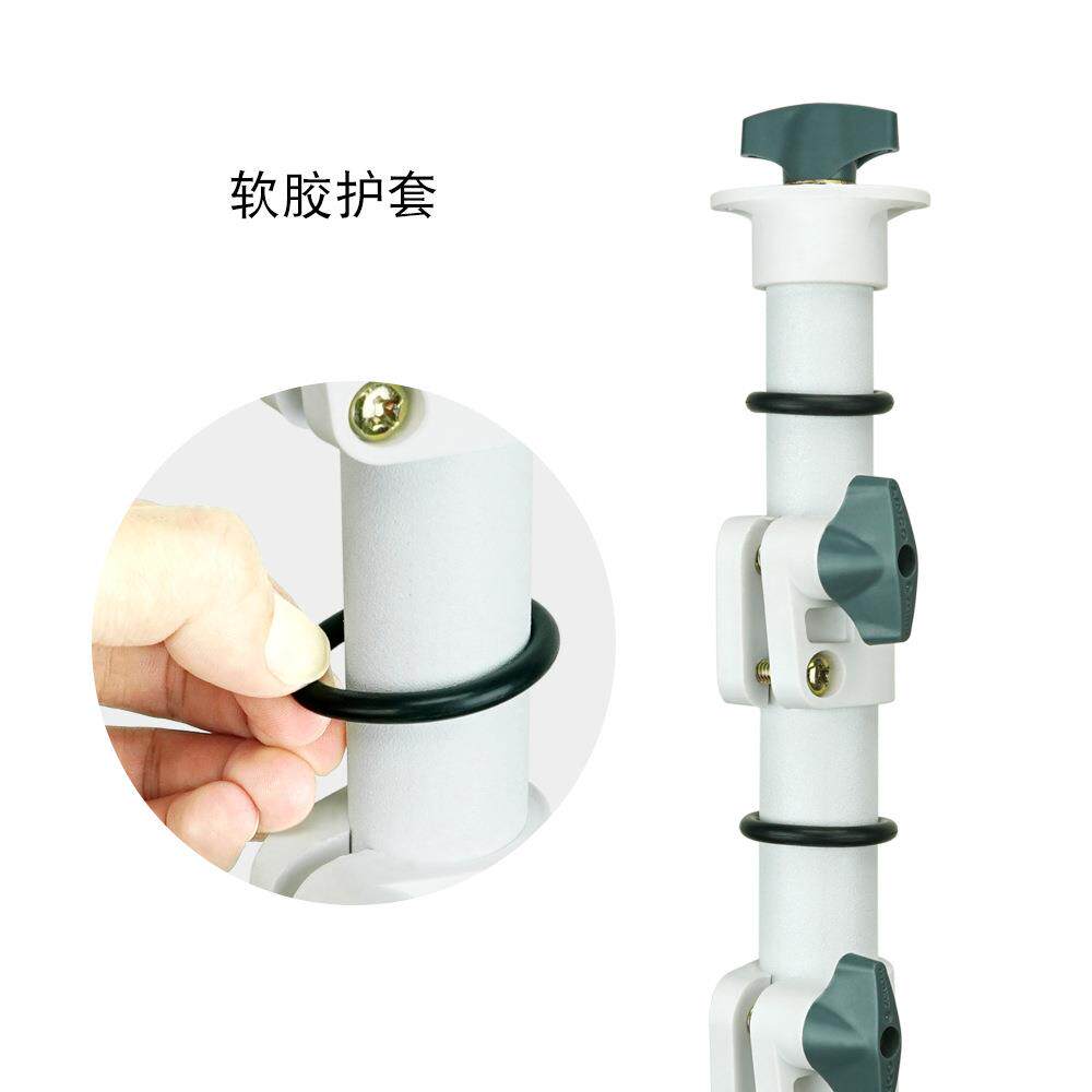 2三8米磨砂脚KLE.架白色稳重型摄影支撑光架投灯架加粗型锁螺丝头