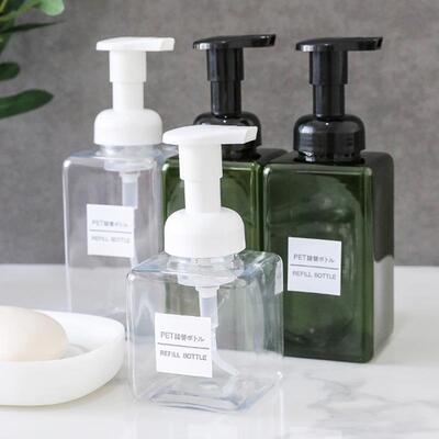 Foaming bottle for mousse, facial cleanser foamer, press-typ