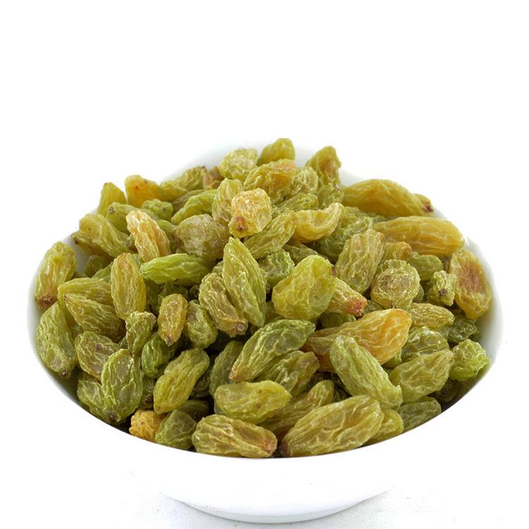新疆无核白绿葡萄干500g袋中果 吐鲁番无籽绿干散装/袋装 可
