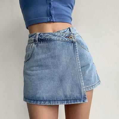 Flex Mid Rise Front Pocket Rolled Hem Washed Stretchy Shorts