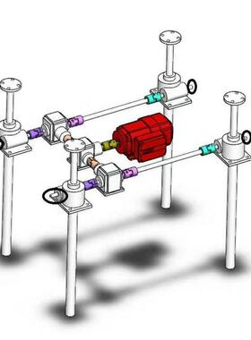 SWL5T-1A-ll-500-FZ螺旋丝杆升降机平台整套升降机