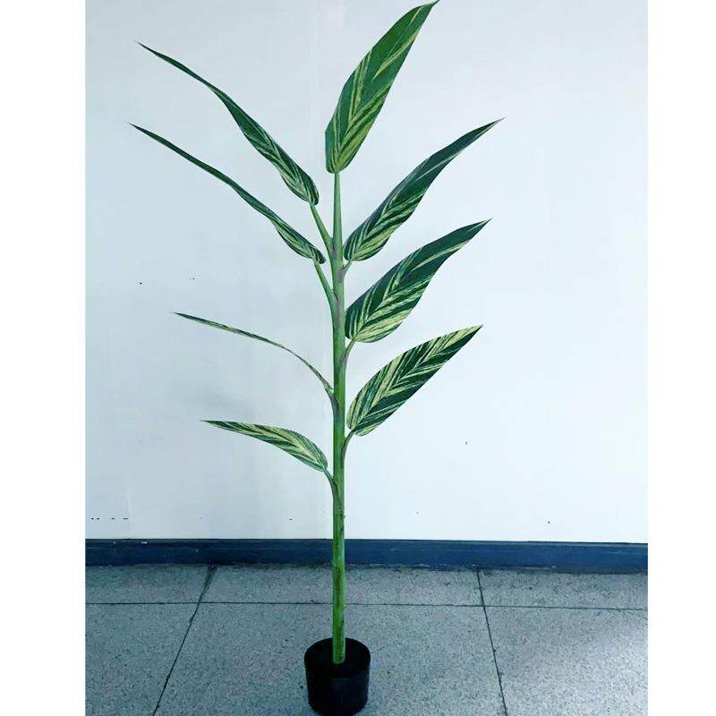 植物花叶良姜景仿真小树假树盆栽装饰摆件观走道浴场厨窗摆件
