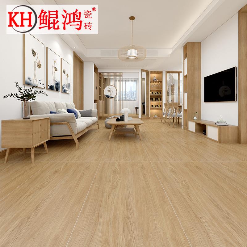 哑光仿古砖600x1200仿木地板瓷砖客厅地砖卧室防滑耐磨仿实木纹砖