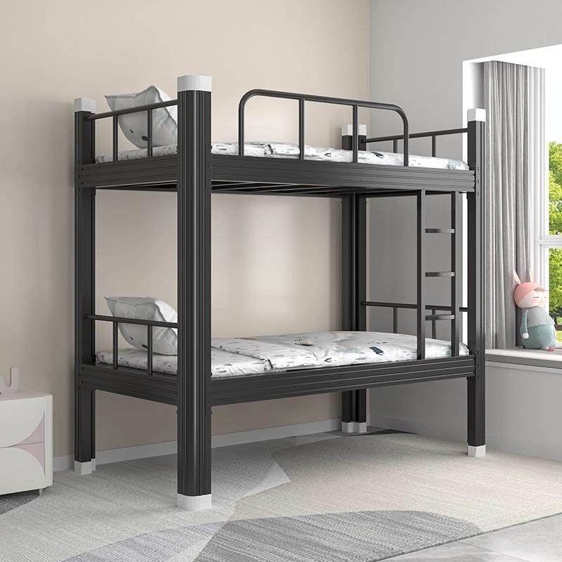 上下铺双层床铁床员工学生宿舍床铁艺单人双人寝室公寓高低铁架床