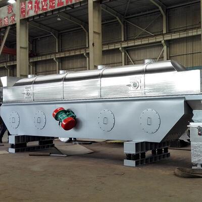 GZQ11肥料葡萄糖酸钙面包屑果糖硫铵振动干燥设备流化床干燥机1