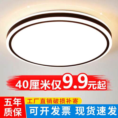 LED吸顶灯圆形走廊走道灯阳台灯房间灯卧室灯客厅灯大厅中山灯具