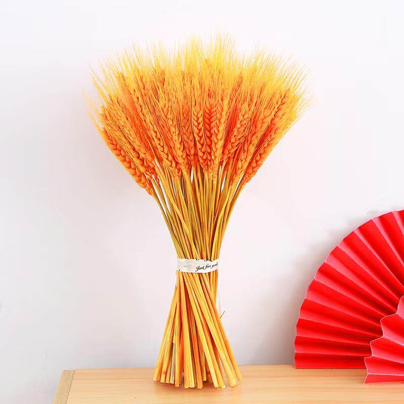 室内高档摆件招财转运金黄麦穗钱袋子花瓶开业柜台新房桌面装饰