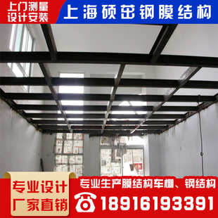 工厂钢结构加层平台阁楼搭建室内钢结构夹层楼梯厂房钢结构