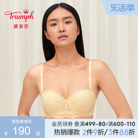 Triumph/黛安芬风格倍盈蕾丝网纱内衣女小胸聚拢抹胸文胸-E004180