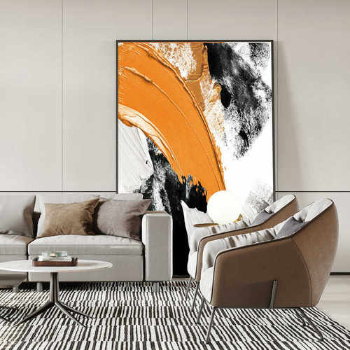 挂画色艺术沙发撞客厅壁画餐厅画抽象轻水墨现代奢装饰画背景