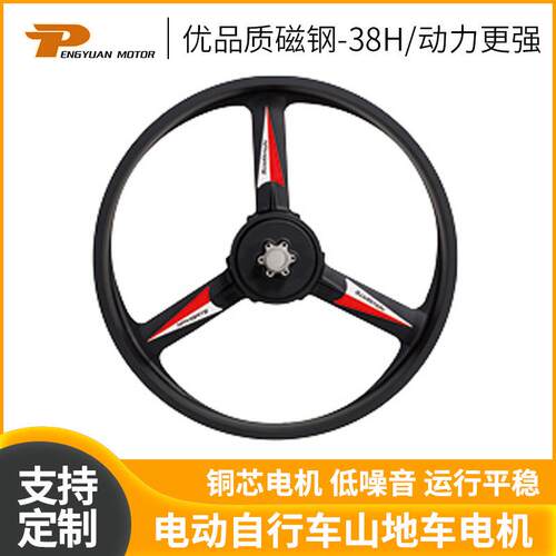 PY-03-24''-07镁合金一体轮电机电动自行车山地车电机