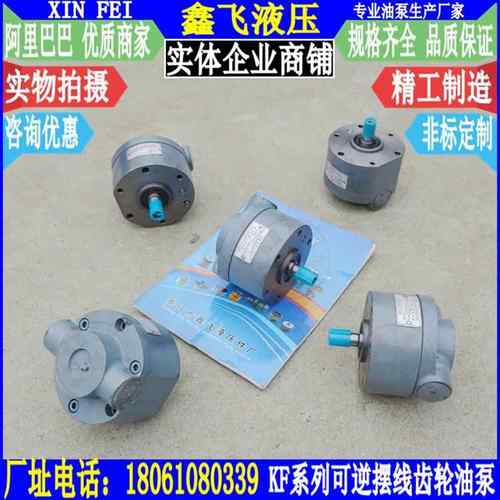 KF-12/KF-15/KF-18/KF-20/可逆式双向摆线齿轮油泵减速机润滑泵