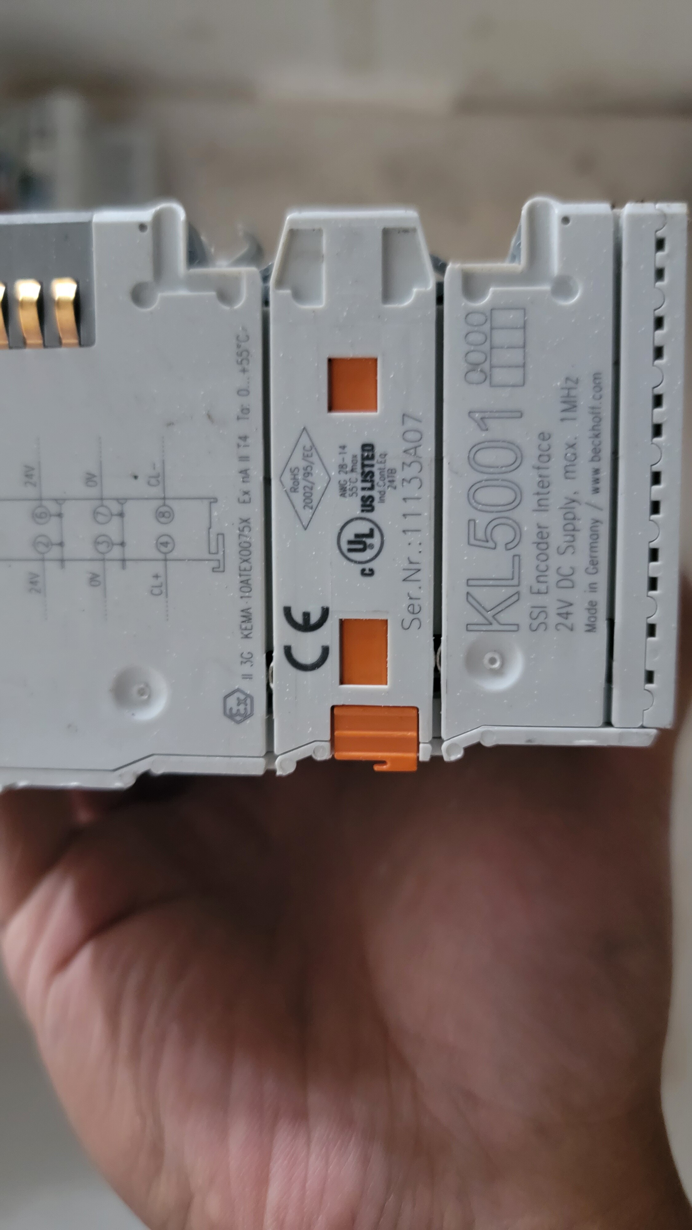 倍福BECKHOFF KL5001模块，德国原装，二手拆机，