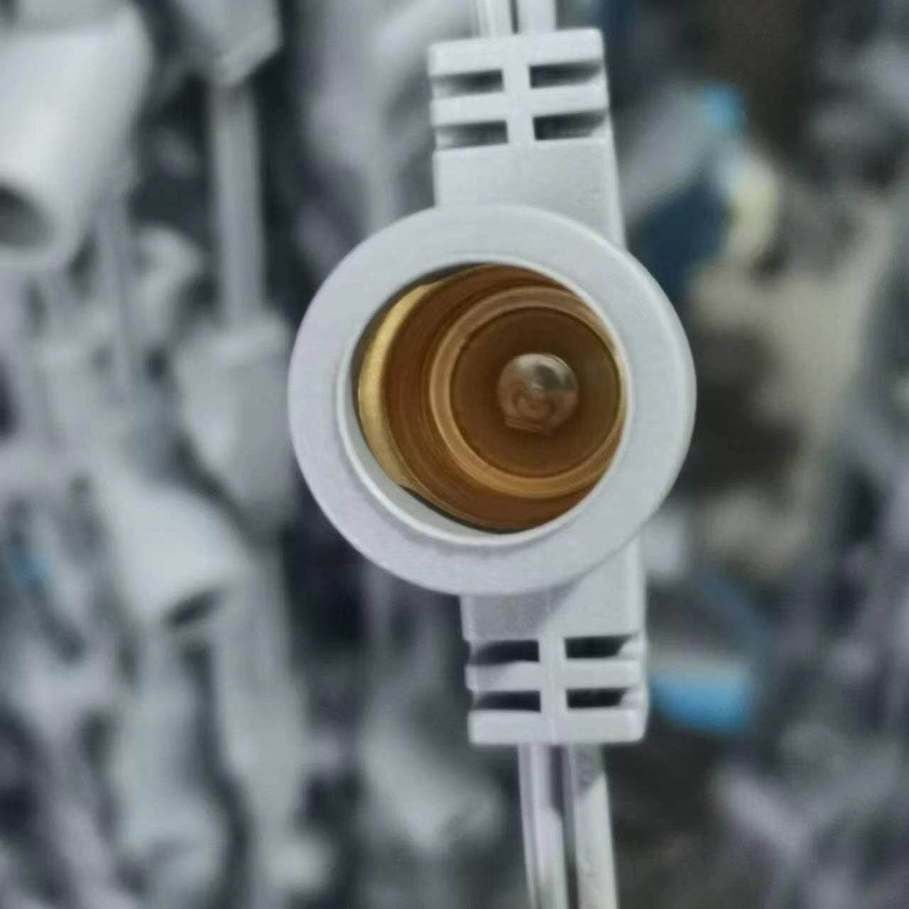 E14防水灯串线窗帘灯氛围灯户外灯阳台蜡烛灯串装饰灯庭院串灯