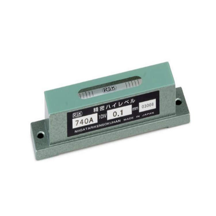 RSK条式水平仪740A01微型水平仪易携带气泡水平尺100*0.1mm
