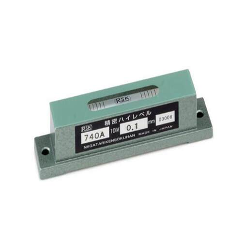 RSK条式水平仪740A01微型水平仪易携带气泡水平尺100*0.1mm