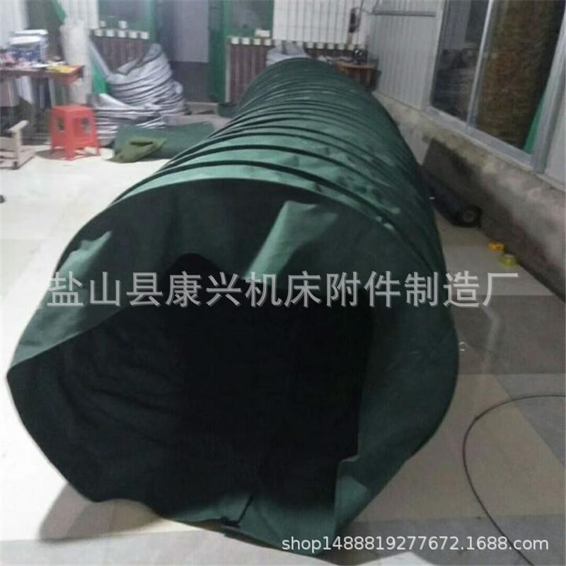 耐高温风机防火通风软连接伸缩式风机进风口软连接伸缩式帆布布袋