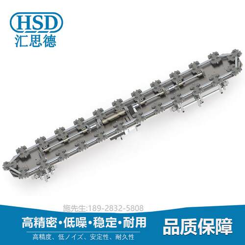 凸轮连杆环形导轨循环输送线 椭圆精密滚轮轨道流水线生产线模组