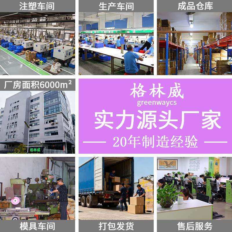 厂家直供户外配电盒 M696空气开关透明外壳配避雷器IP54路灯保护