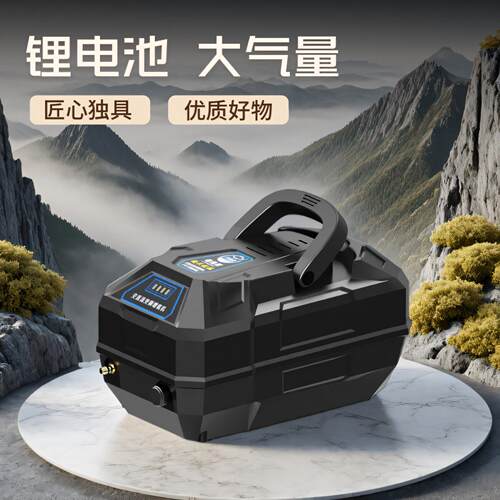 增氧机家用养鱼专用氧气泵卖鱼打氧机充电两用鱼缸增氧泵户外钓鱼