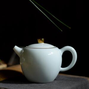 影青瓷茶壶陶瓷茶具小茶壶青白瓷功夫茶具红茶泡茶壶单壶西施壶