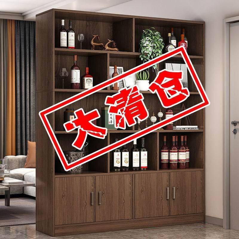 红酒柜展示柜客厅隔间展示架酒架茶叶家用酒柜落地柜陈列烟柜货柜