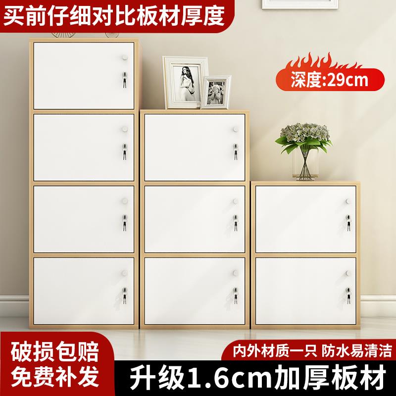 顾客存包柜美发店木质带锁柜子储物柜美容店超市寄存柜宿舍存放柜