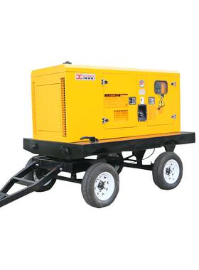 东明DONMIN 50kw移动拖车低噪音玉柴柴油发电机 GF2-50Y(T)-1