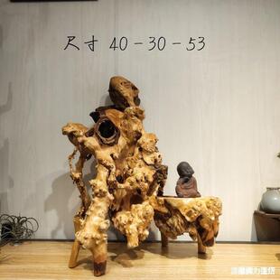 天然根雕木雕风化木枯木沉木自然家居摆件客厅玄关鱼缸造景木头