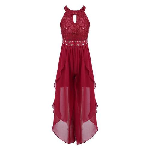 N 93928 Lace High Waist Evening Dress 晚礼服长裙